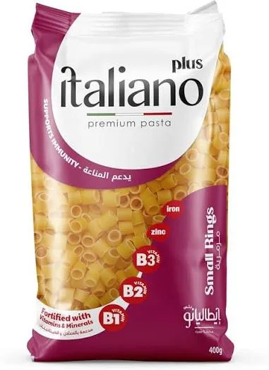 مكرونة خواتم ايطاليانو 400جم*20