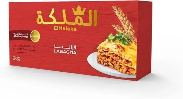مكرونة لازانيا الملكة 400جم*20