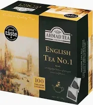 شاي احمد تي نمبر ون 100فتلة